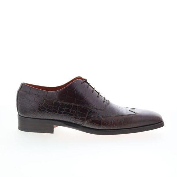 Giano Mens Cocco Brown Shoes (NWT) - Picture 1 of 4